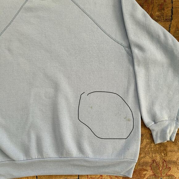 Vintage 90s Discus Embroidered Sweatshirt  Athletic Kayak Sport Size XL - Picture 8 of 10